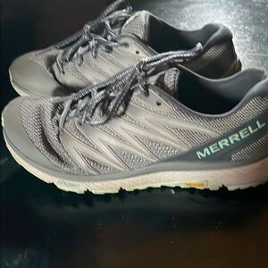 Merrell Gray Athletic Trail Shoes with Durable Design